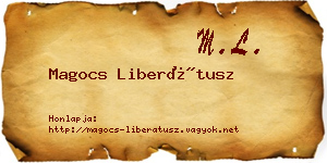 Magocs Liberátusz névjegykártya